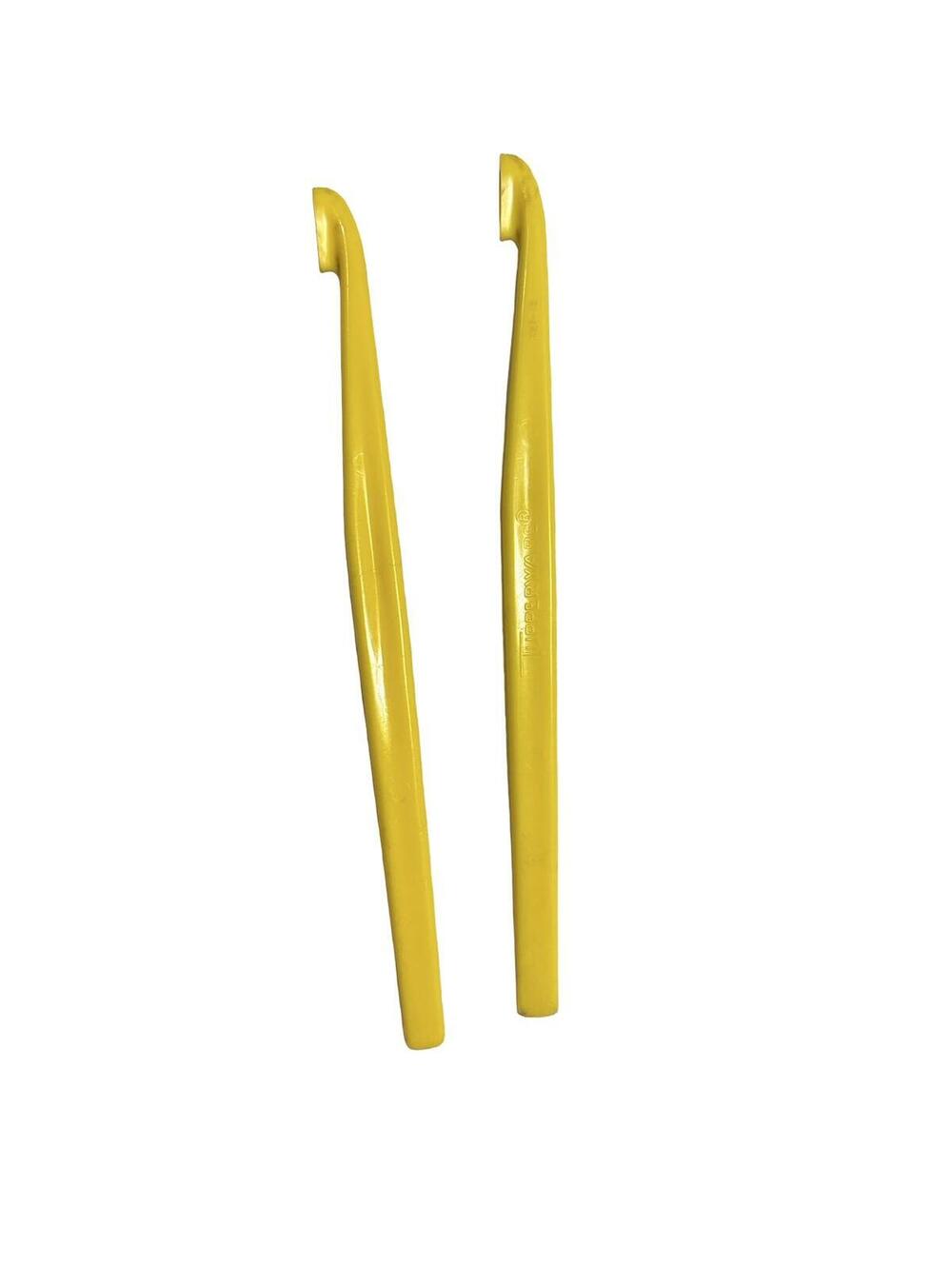 Vintage Tupperware 727 Yellow Citrus Peelers Set of 2 Orange Lemon Tool